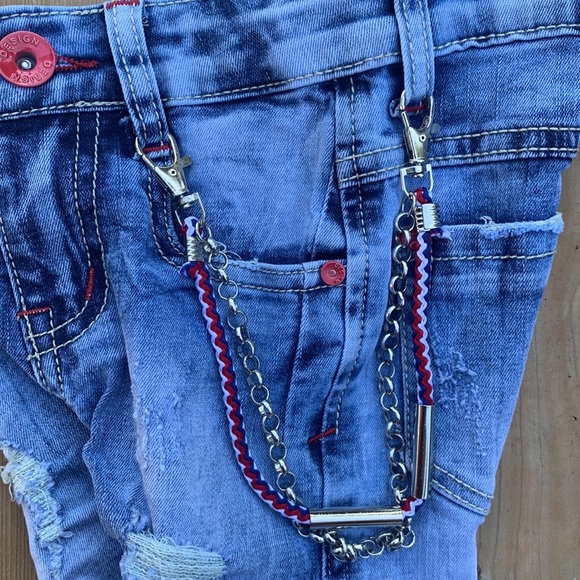 NWOT Small Gang Jean Shorts - Picture 9 of 9